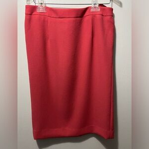 Elegant Women's Red Pencil Skirt